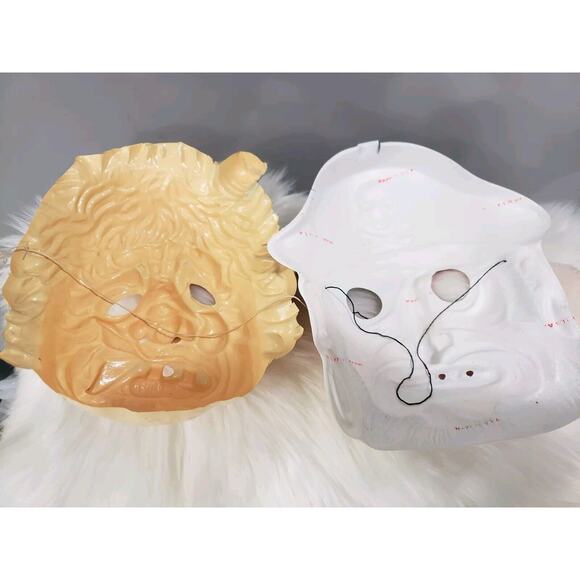 LOT 2 Monster Ben Cooper Pirate Mask Ben Cooper Halloween Vintage Black Light - Picture 14 of 16